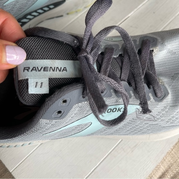 Brooks Ravenna 11 Women's road-running shoes Gray Blue 8.5 - Picture 9 of 9